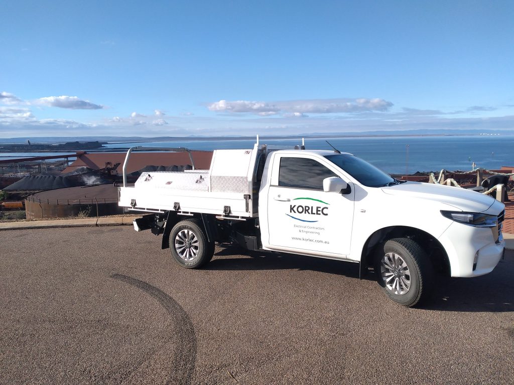 Brisbane Electrical Company KORLEC branded vehicle